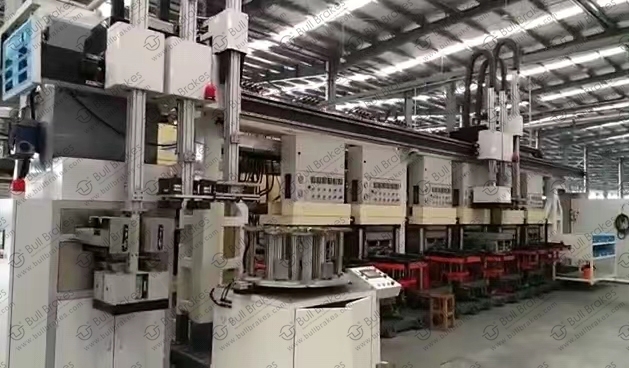 Automatic Brake Pad Press Machine Group Set with Weighting System